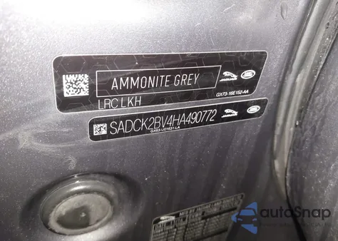 2017 Jaguar F-Pace 35T Prestige from USA, damaged, VIN SADCK2BV4HA490772